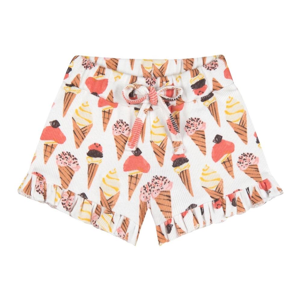 Antebies, Ice Cream Love Ruffled Shorts, NWT, Multiple Sizes Available